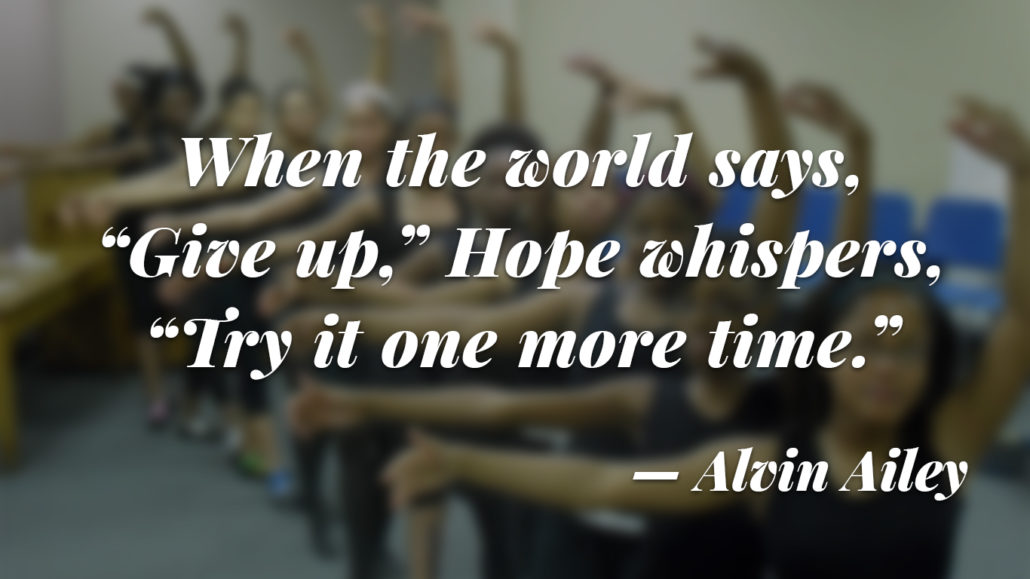 Hope Whispers Try it one more time