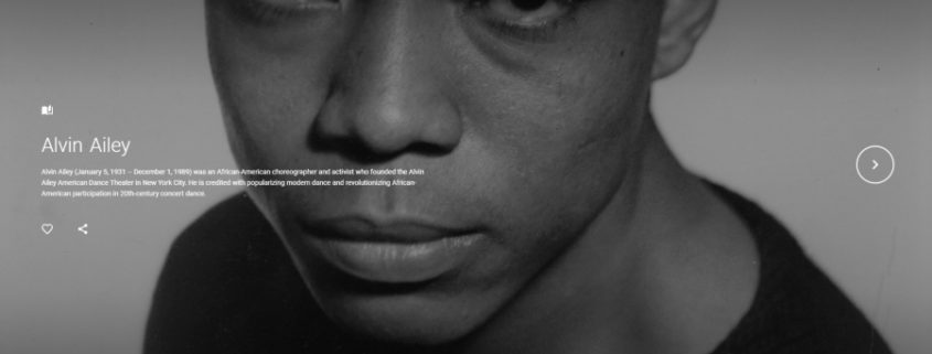Alvin Ailey Black History Month Google Tribute