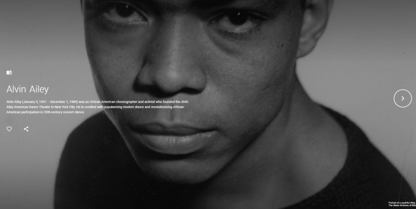 Alvin Ailey Black History Month Google Tribute